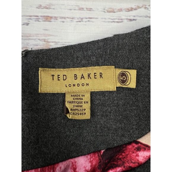 Ted Baker London Wool Sheath Dress 5 (12 US)  Sleeveless with Blazer Set Career - Picture 10 of 16